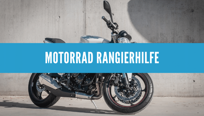 Motorrad Rangierhilfe für Hauptständer Rangierplatte Rangierwagen 400 Kg silber