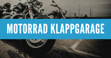 Motorrad Klappgarage Test Vergleich