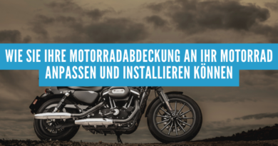 Wie Sie Ihre Motorradabdeckung an Ihr Motorrad anpassen und installieren können