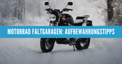 Motorrad Faltgaragen: Aufbewahrungstipps für den Winter
