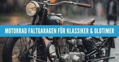 Motorrad Faltgaragen für Klassiker: Schutz für Oldtimer