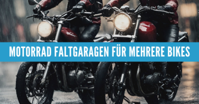 Motorrad Faltgaragen für mehrere Bikes: Tipps zur Platzierung